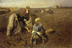 The Potato Harvest-Herman Hartwich-Framed Giclee Print