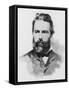 Herman Melville American Writer-Dewey-Framed Stretched Canvas