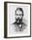 Herman Melville American Writer-Dewey-Framed Photographic Print