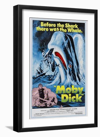 Herman Melville's Moby Dick, 1956, "Moby Dick" Directed by John Huston-null-Framed Giclee Print