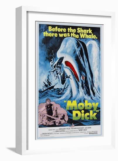 Herman Melville's Moby Dick, 1956, "Moby Dick" Directed by John Huston-null-Framed Giclee Print