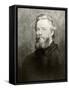 Herman Melville-American School-Framed Stretched Canvas
