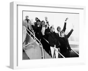 Herman's Hermits Arrive in New York from a Tour of Japan, Feb-null-Framed Photo