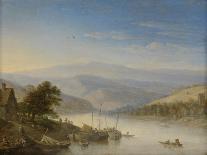 River View with Ferry-Herman Saftleven-Art Print