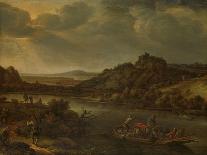 Rhine River Near Reineck-Herman Saftleven-Art Print