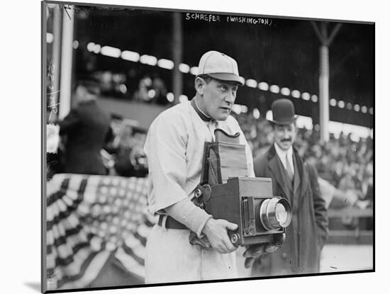 Herman Schaefer Baseball Senators vs. Highlanders Photograph - Washington, DC-Lantern Press-Mounted Art Print