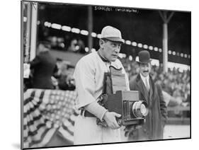 Herman Schaefer Baseball Senators vs. Highlanders Photograph - Washington, DC-Lantern Press-Mounted Art Print