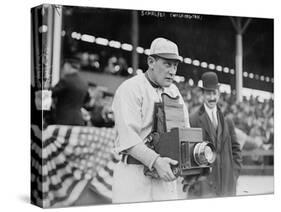 Herman Schaefer Baseball Senators vs. Highlanders Photograph - Washington, DC-Lantern Press-Stretched Canvas