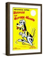 Herman the Hopper Hound-null-Framed Art Print