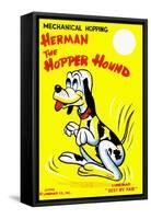 Herman the Hopper Hound-null-Framed Stretched Canvas