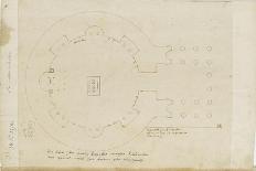 Le plan du Panthéon d'Agrippa à Rome-Herman Vischer-Framed Stretched Canvas