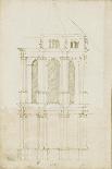 Le plan du Panthéon d'Agrippa à Rome-Herman Vischer-Framed Giclee Print