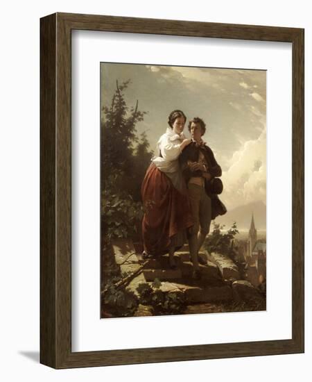 Hermann and Dorothea, 1872-Arthur Georges Baron Von Ramberg-Framed Giclee Print