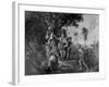 Hermann Celebrating Victory after the Battle in the Teutoburg Forest-Johann Heinrich Wilhelm Tischbein-Framed Giclee Print