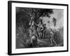 Hermann Celebrating Victory after the Battle in the Teutoburg Forest-Johann Heinrich Wilhelm Tischbein-Framed Giclee Print