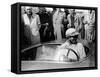 Hermann Lang in a Mercedes Benz 300 Sl, Nurburgring 1000Km, 1952-null-Framed Stretched Canvas