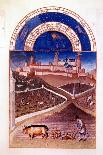 March, 1412-1416-Hermann Limbourg-Stretched Canvas