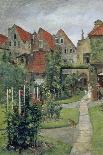 Urban Garden in Luebeck (Johannisstrasse 64), 1891-Hermann Linde-Mounted Giclee Print