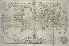 Map of the Caribbean, 1715-Hermann Moll-Framed Stretched Canvas