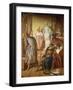 Hermann of Thuringia Attending the Performance of a Minnesinger Reciting a Poem-Ferdinand II Piloty-Framed Giclee Print