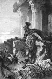 Alcibiades Assassinated-Hermann Vogel-Art Print
