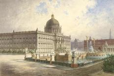 The Berliner Stadtschloss. View of the Palace Facade from the Palace Bridge, 1886-Hermann Ziller-Giclee Print