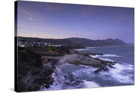 Hermanus at sunset, Western Cape, South Africa, Africa-Ian Trower-Stretched Canvas