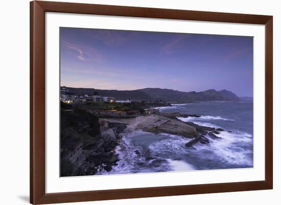 Hermanus at sunset, Western Cape, South Africa, Africa-Ian Trower-Framed Photographic Print