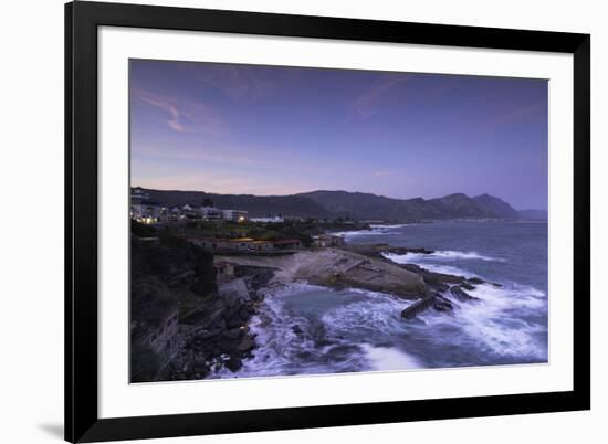 Hermanus at sunset, Western Cape, South Africa, Africa-Ian Trower-Framed Photographic Print