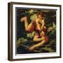 Hermes and the Infant Bacchus, 1927-Charles Haslewood Shannon-Framed Giclee Print