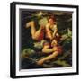 Hermes and the Infant Bacchus, 1927-Charles Haslewood Shannon-Framed Giclee Print