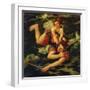 Hermes and the Infant Bacchus, 1927-Charles Haslewood Shannon-Framed Giclee Print