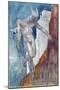 Hermes Descending (Pencil & W/C)-Glyn Warren Philpot-Mounted Giclee Print