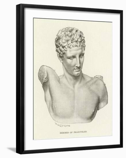 Hermes of Praxiteles-null-Framed Giclee Print