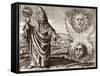 Hermes Trismegistus, Classical God-Middle Temple Library-Framed Stretched Canvas