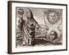 Hermes Trismegistus, Classical God-Middle Temple Library-Framed Photographic Print