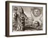 Hermes Trismegistus, Classical God-Middle Temple Library-Framed Photographic Print