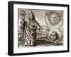 Hermes Trismegistus, Classical God-Middle Temple Library-Framed Photographic Print