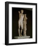 Hermes with Infant Dionysos on His Arm-Praxiteles-Framed Giclee Print