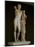 Hermes with Infant Dionysos on His Arm-Praxiteles-Mounted Giclee Print