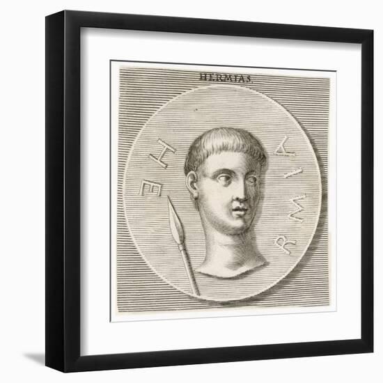 Hermias Tyrant of Artaneus and Assos Friend and Patron of the Greek Philosopher Aristotle-null-Framed Art Print