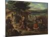 Herminie Et Les Bergers - Erminia and the Shepherds, by Delacroix, Eugene (1798-1863). Oil on Canva-Ferdinand Victor Eugene Delacroix-Mounted Giclee Print