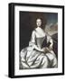 Hermione Pelham Banister (Mrs. John Banister) 1748 (Oil on Canvas)-Robert Feke-Framed Giclee Print