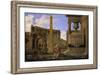 Hermit Among the Ruins, 1637-1638-Jean Lemaire-Framed Giclee Print