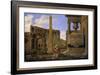 Hermit Among the Ruins, 1637-1638-Jean Lemaire-Framed Giclee Print