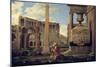 Hermit Among the Ruins-Nicolas Poussin-Mounted Giclee Print