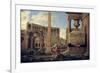 Hermit Among the Ruins-Nicolas Poussin-Framed Giclee Print