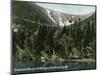 Hermit Lake, NH - View of Tuckermans Ravine, Mt. Washington-Lantern Press-Mounted Art Print