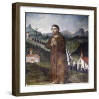 Hermit Nicholas in Prayer-null-Framed Giclee Print