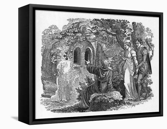 Hermit of Warkworth-Thomas Bewick-Framed Stretched Canvas